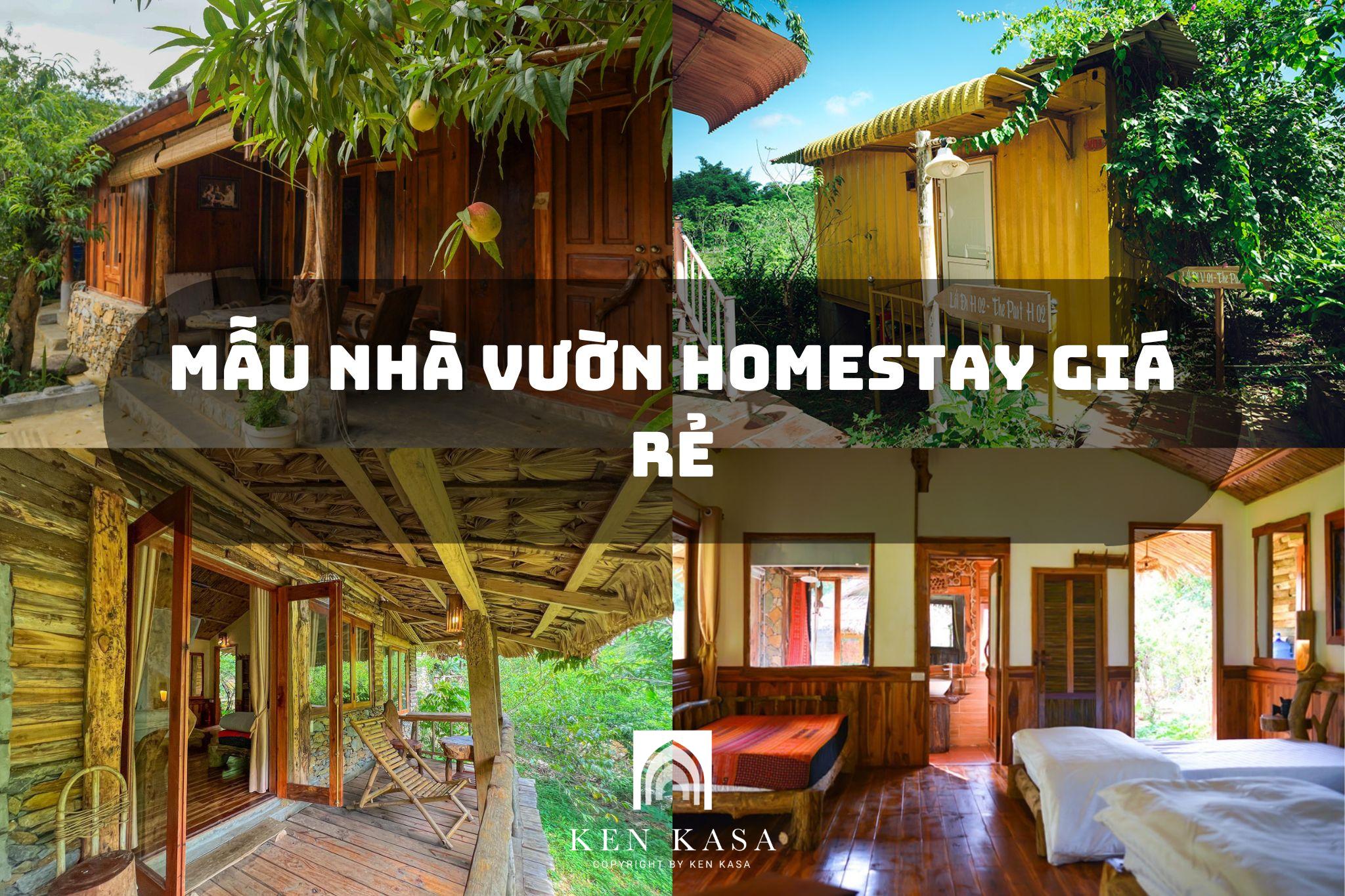 12 Mẫu nhà vườn homestay giá rẻ tiết kiệm chi phi phí